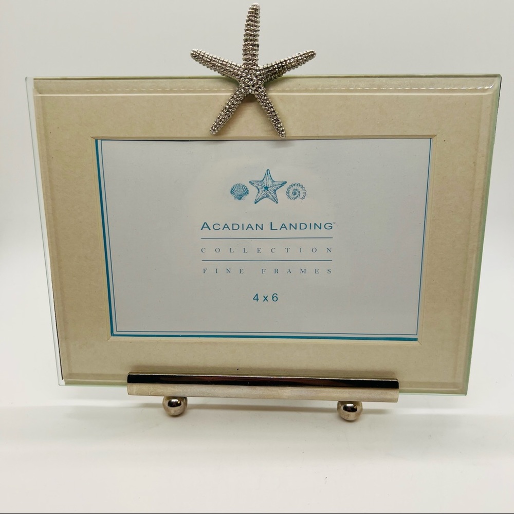 NWT Acadian Landing Collection Fine Frames 4” x 6” Silver